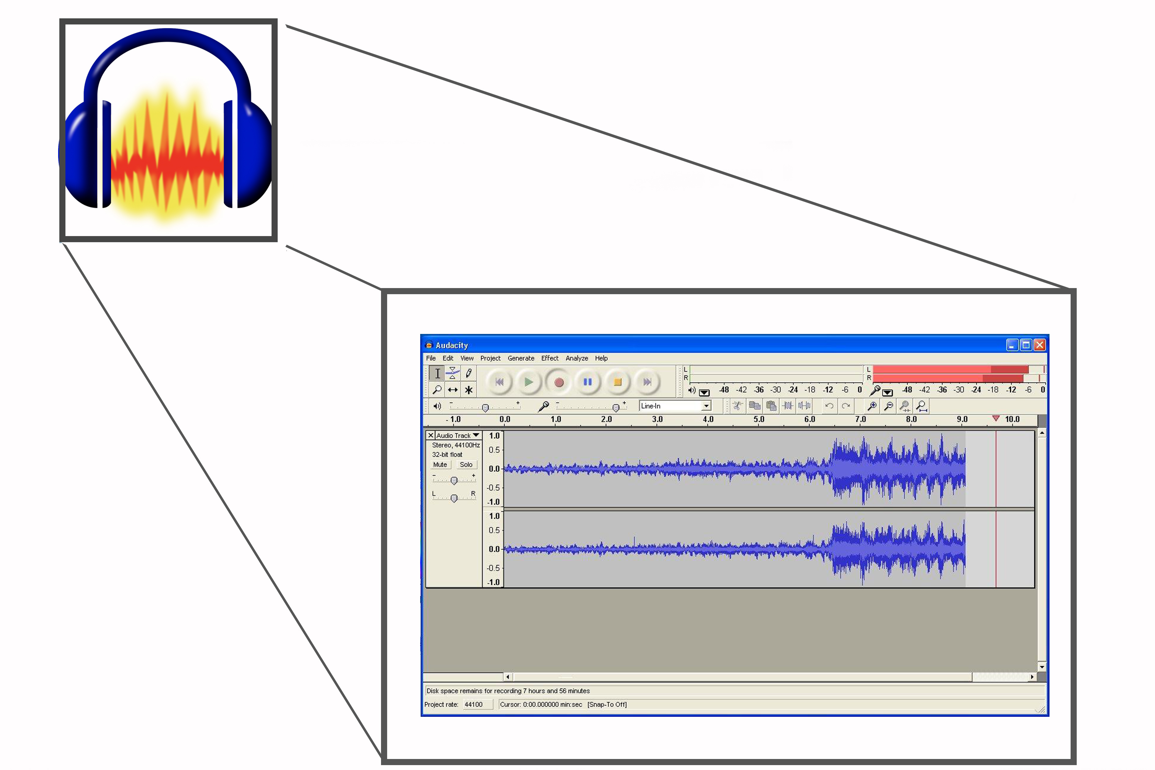 editing podcast in audacity